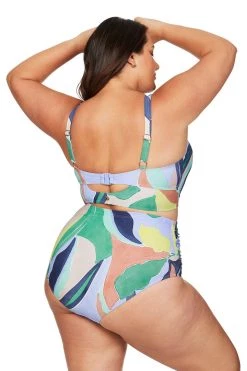 New Arrivals L'Avana Multi Cezanne Midriff Underwire Bikini Top