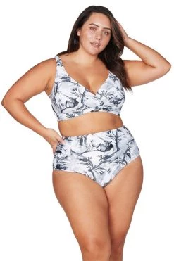 Bottoms Maluridae Black Botticelli High Waist Swim Pant