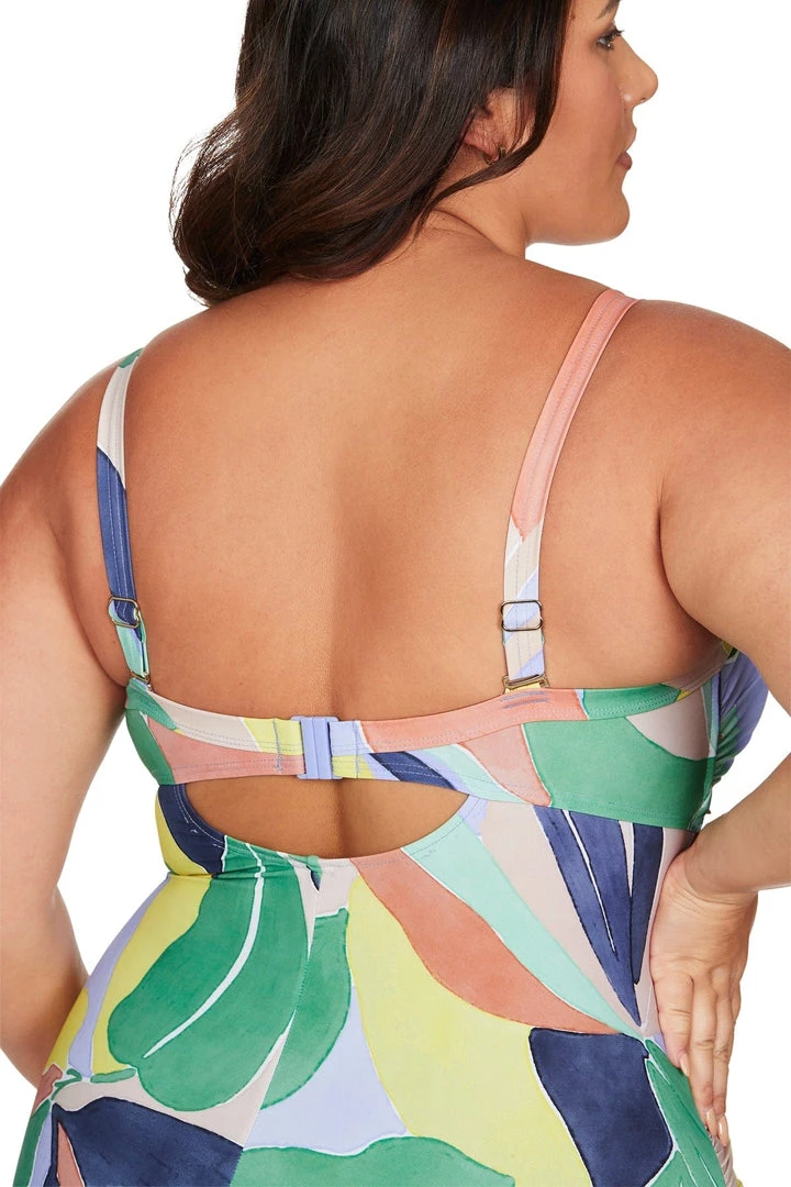 New Arrivals Multi L'Avana Botticelli Underwire Bandeau One Piece