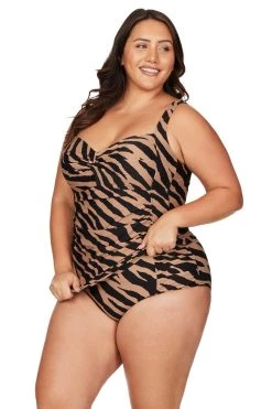 Ben Galay Animal Botticelli Tankini Top