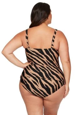 Ben Galay Animal Botticelli Tankini Top