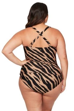 Ben Galay Animal Botticelli Tankini Top