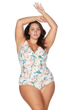 April Spritz White Delacroix One Piece New Arrivals