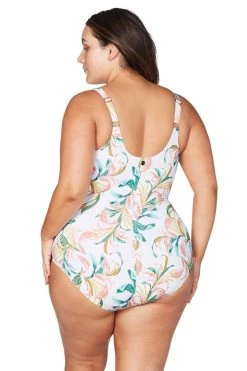 April Spritz White Delacroix One Piece New Arrivals