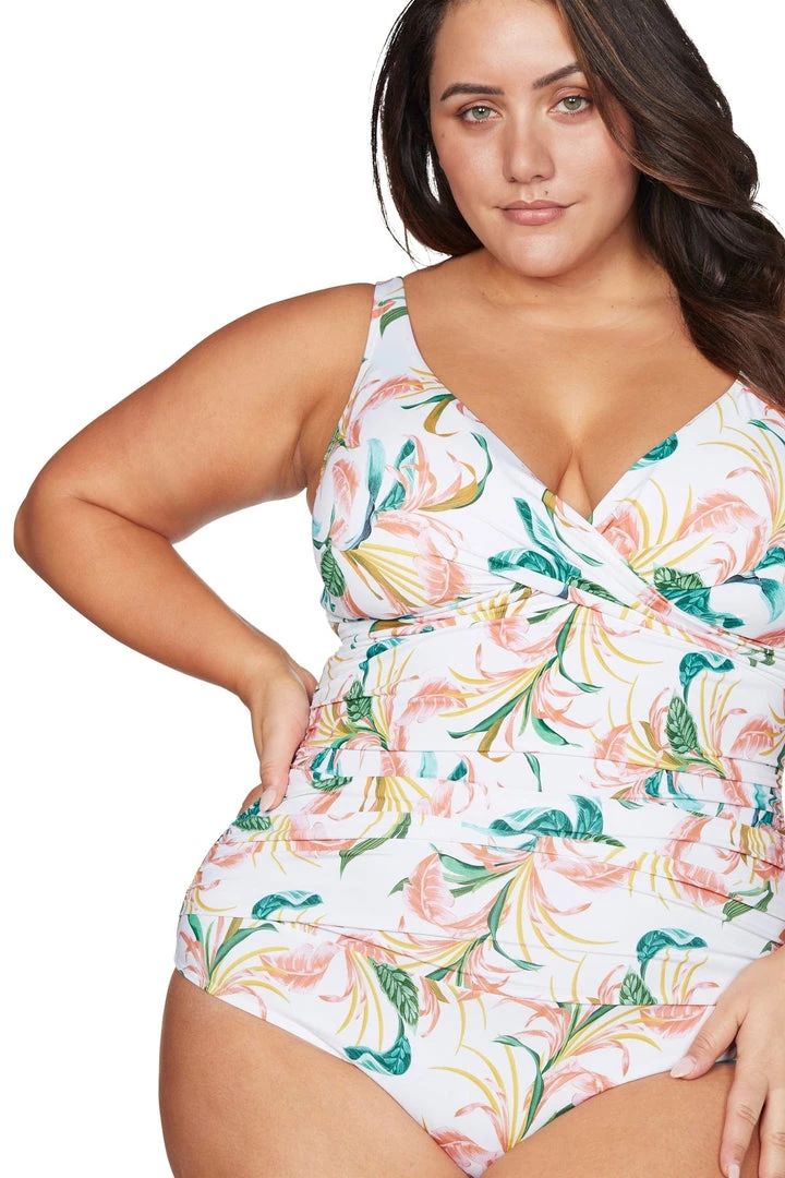 April Spritz White Delacroix One Piece New Arrivals