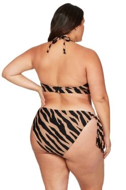 Ben Galay Animal Klee Tie Side Curve Fit Bikini Pant New Arrivals