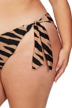 Ben Galay Animal Klee Tie Side Curve Fit Bikini Pant New Arrivals