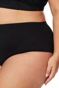 Sculpt Black Michelangelo High Rise Swim Pant Bottoms