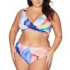 New Arrivals Arte A La Rue Purple Monet Curve Fit Mid Rise Swim Pant