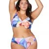 Arte A La Rue Purple Monet Soft Cup Underwire Bikini Top New Arrivals