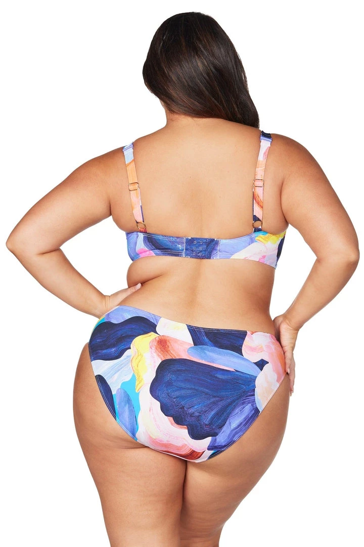 Arte A La Rue Purple Monet Soft Cup Underwire Bikini Top New Arrivals