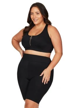 Sculpt Black Michelangelo Bike Pant Bottoms