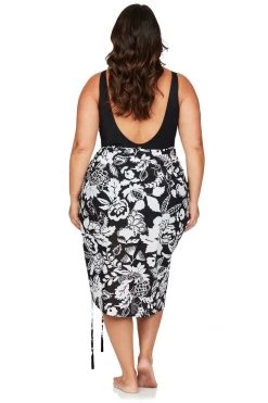 Covers Cantata Forte Black Bach Sarong With Bag Resort Wear