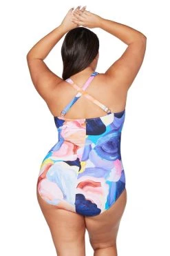 Arte A La Rue Purple Raphael E/F Underwire One Piece