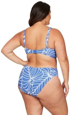 Philharmonic Blue Monet Curve Fit Mid Rise Swim Pant New Arrivals