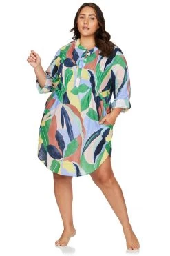 Covers L'avana Multi Gershwin Over Shirt Cover Up New Arrivals