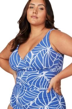 Philharmonic Blue Delacroix Tankini Top New Arrivals