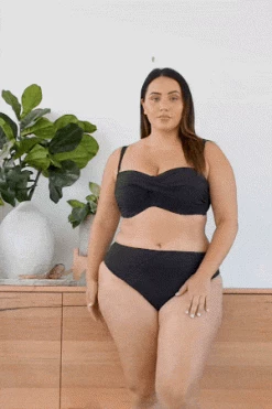 Aria Black Botticelli Bandeau Bikini Top Bikini Tops