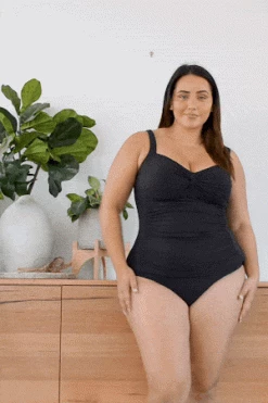 Aria Black Botticelli Tankini Top